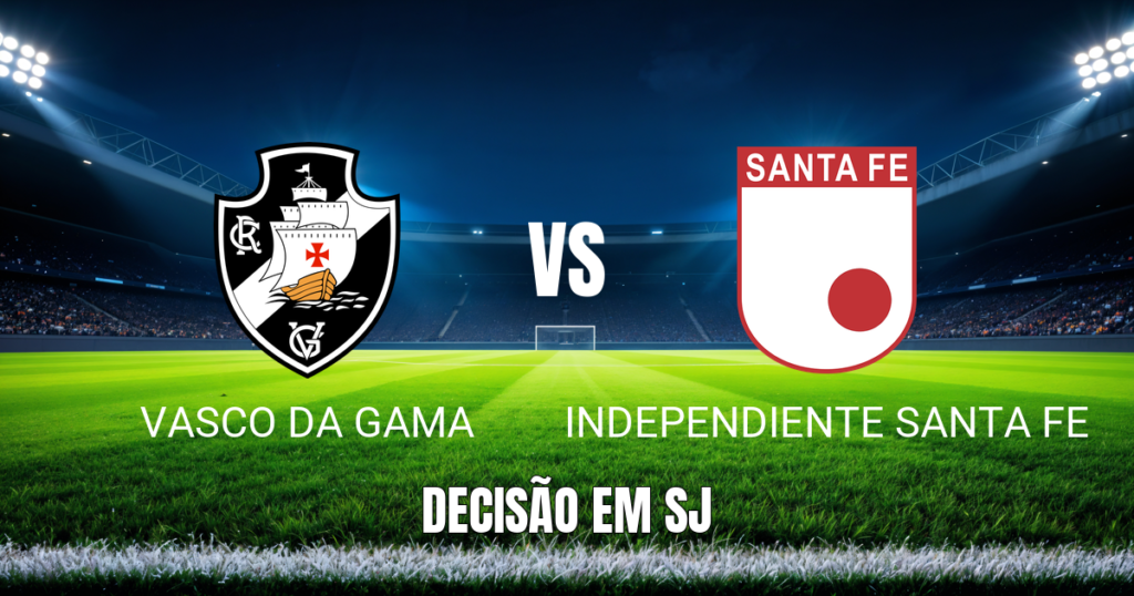 Onde assistir Vasco x Independiente Santa Fe: Palpite 15/09/2026