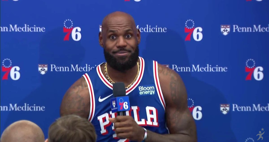LeBron James chega ao 76ers focado em conquistar o título