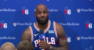 LeBron James chega ao 76ers focado em conquistar o título