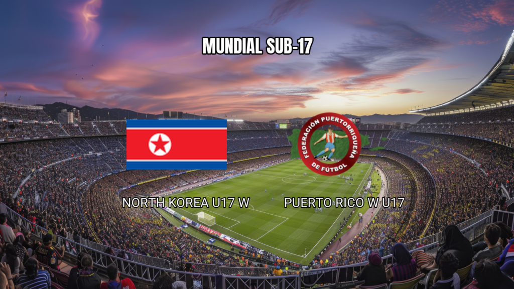 Palpite: North Korea U17 W x Puerto Rico U17 W - 17/10/2026