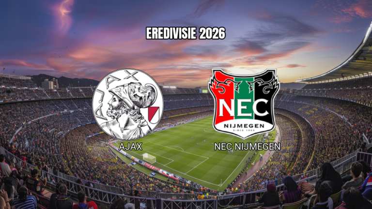 Palpite Ajax x NEC Nijmegen: Eredivisie em 10/10/2026