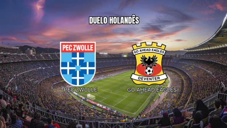 Palpite PEC Zwolle x GO Ahead Eagles: Eredivisie em 18/10/2026