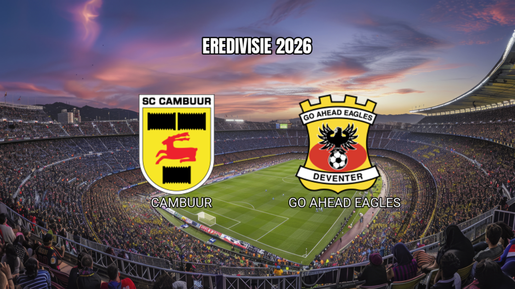Palpite: Cambuur x GO Ahead Eagles na Eredivisie em 31/10/2026