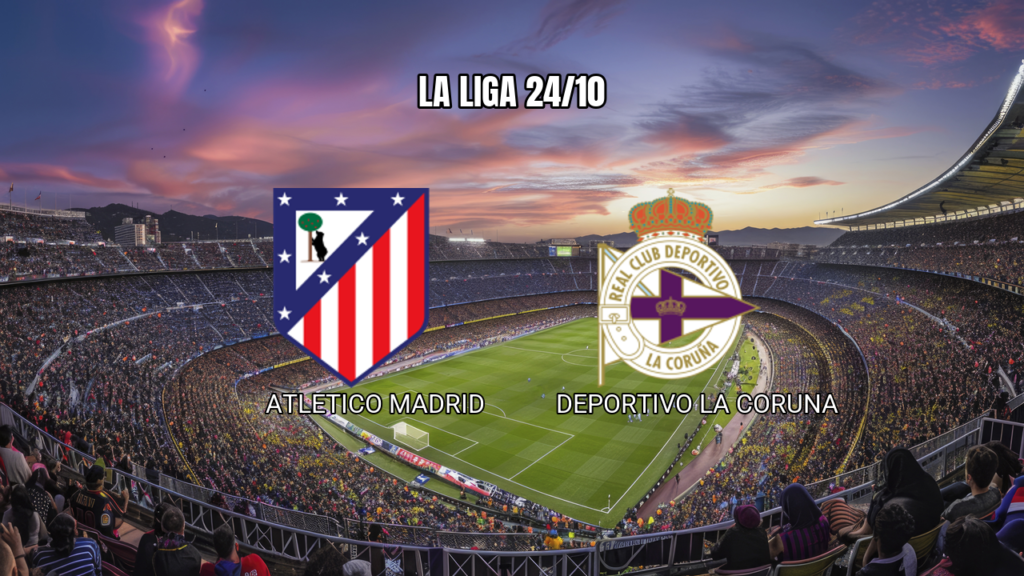 Palpite Atlético de Madrid x Deportivo La Coruña: 24/10/2026