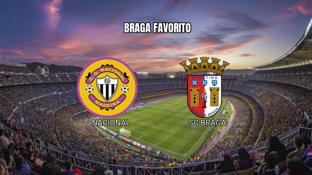 Palpite Nacional x SC Braga: Duelo na Primeira Liga 25/10/2026