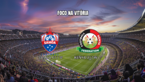 Palpite Samoa U17 W x Kenya U17 W: Análise do Jogo 25/10/2026