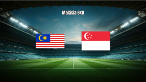 Malásia goleia Singapura por 6 a 0 na FIFA Asean Cup