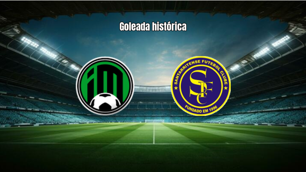Inter de Minas goleia Santarritense por 7 a 1 no Mineiro