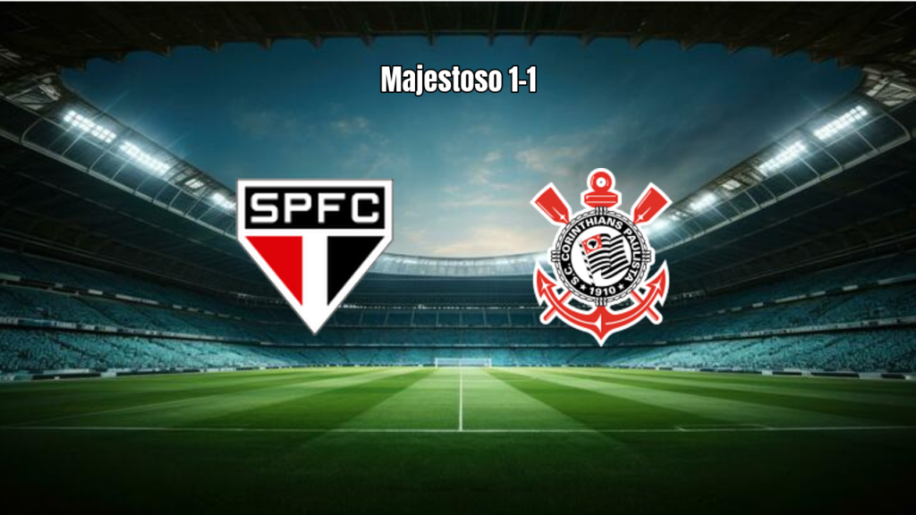 Majestoso na Final: São Paulo e Corinthians empatam no BR