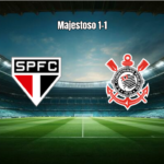 Majestoso na Final: São Paulo e Corinthians empatam no BR