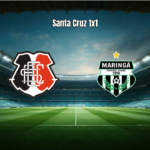 Santa Cruz 1 a 1 Maringá: Empate movimenta a Série C