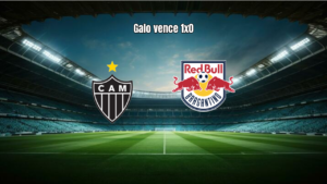 Atlético-MG vence RB Bragantino por 1 a 0 na Arena MRV