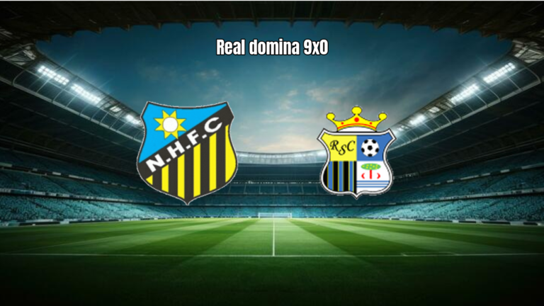 Goleada Histórica: Real atropela Novo Horizonte por 9 a 0