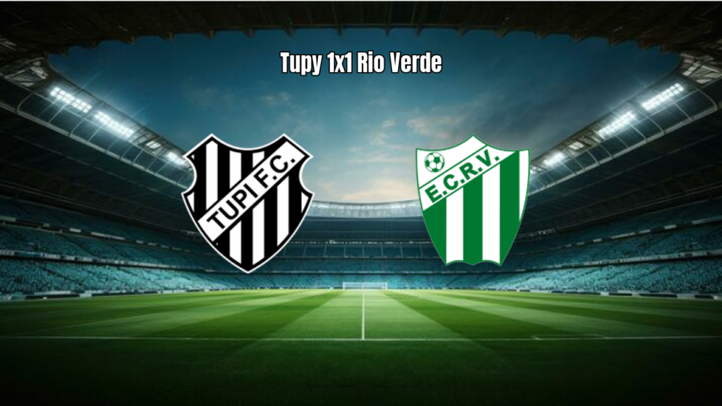 Tupy FC e Rio Verde empatam em duelo pela Série B Goiana
