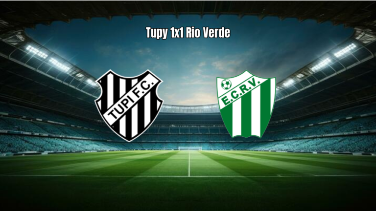 Tupy FC e Rio Verde empatam em duelo pela Série B Goiana