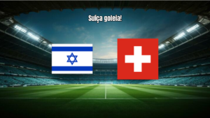 Suíça vence Israel por 7 a 3 em jogo eletrizante
