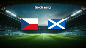 Escócia vence Tchéquia e avança nas Eliminatórias da Copa