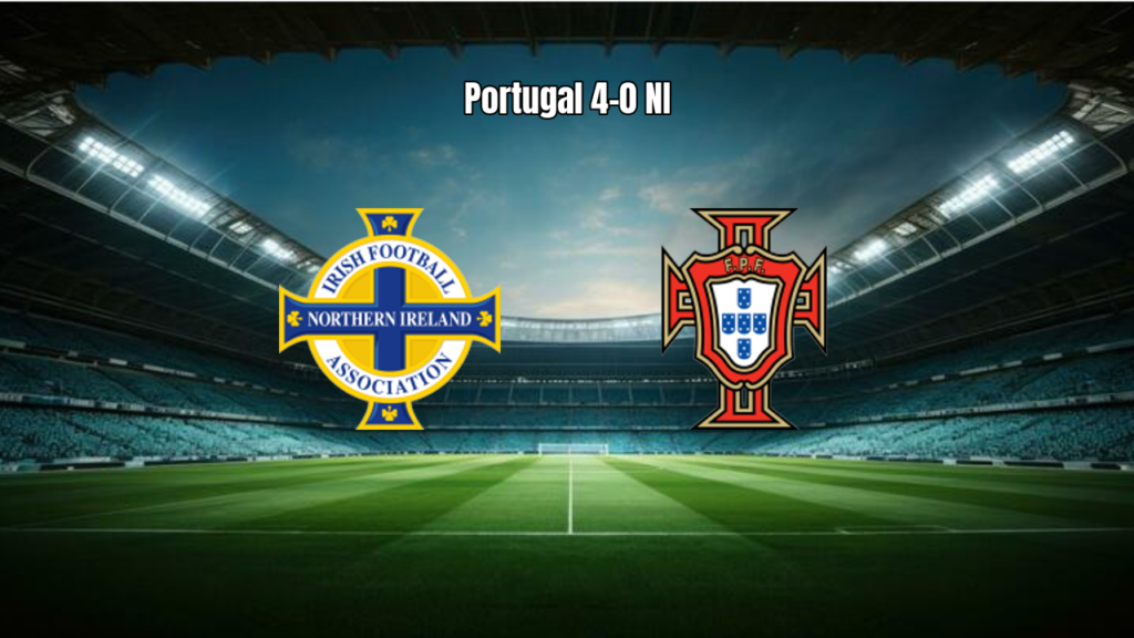 Portugal goleia Irlanda do Norte e avança nas Eliminatórias
