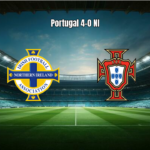 Portugal goleia Irlanda do Norte e avança nas Eliminatórias