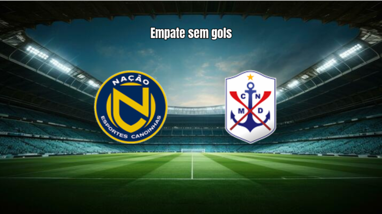 Nação e Marcílio Dias empatam pela Copa Santa Catarina