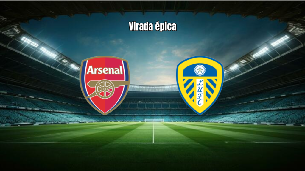 Arsenal vence o Leeds por 2 a 1 pela Premier League