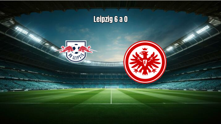 RB Leipzig atropela Eintracht Frankfurt com show de gols