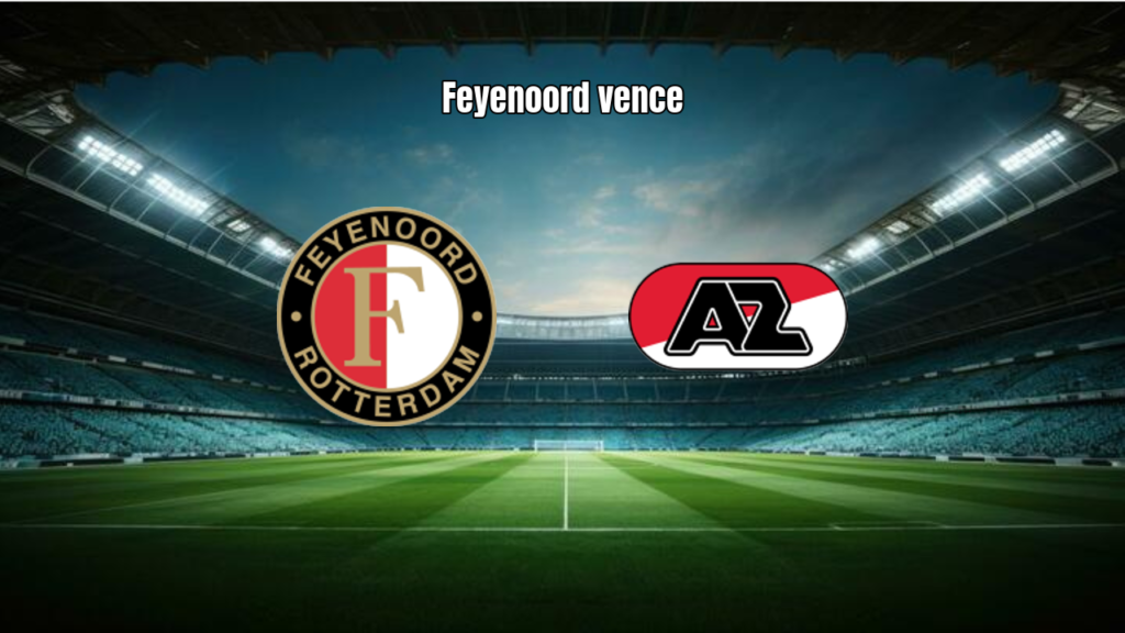 Feyenoord vence AZ Alkmaar por 2 a 0 na Eredivisie