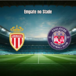 Monaco e Toulouse empatam em duelo eletrizante na Ligue 1