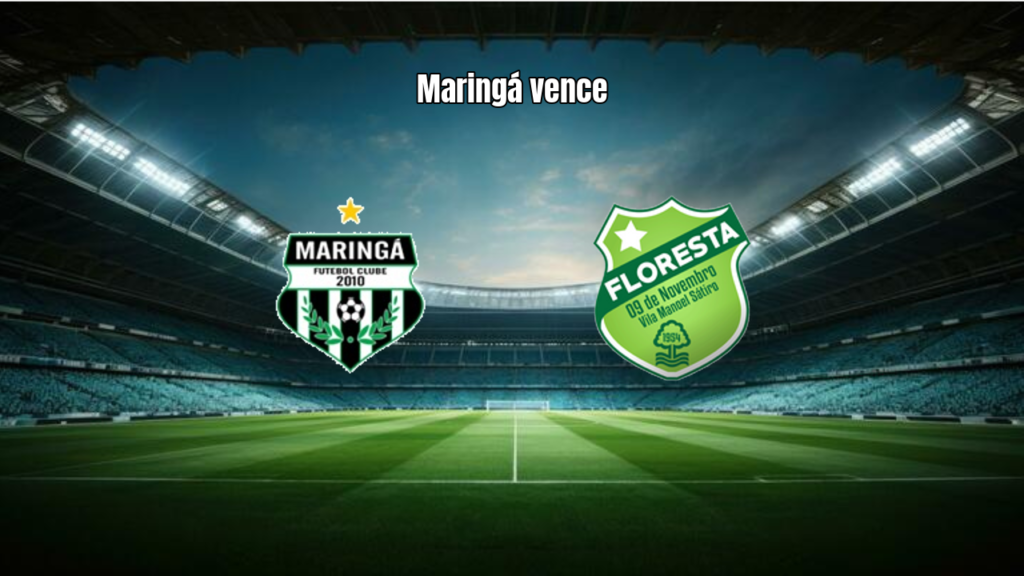 Maringá vence Floresta por 2 a 0 na reta final da Série C