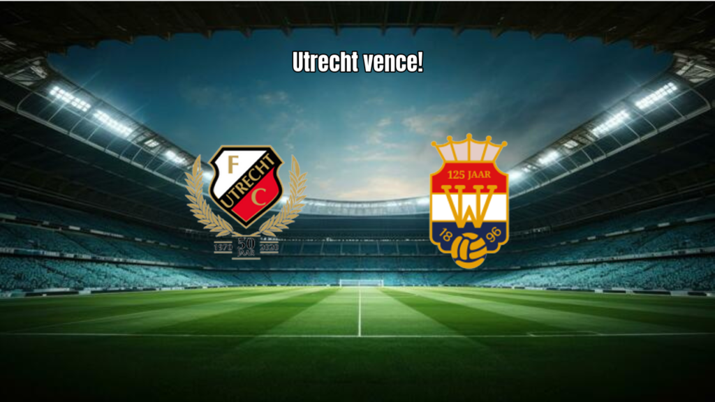 Utrecht vence Willem II por 3 a 1 na Eredivisie