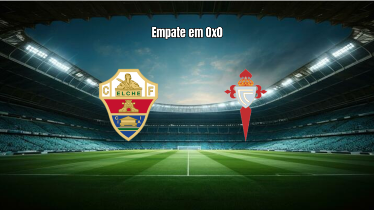 Elche e Celta Vigo empatam sem gols pelo Campeonato Espanhol