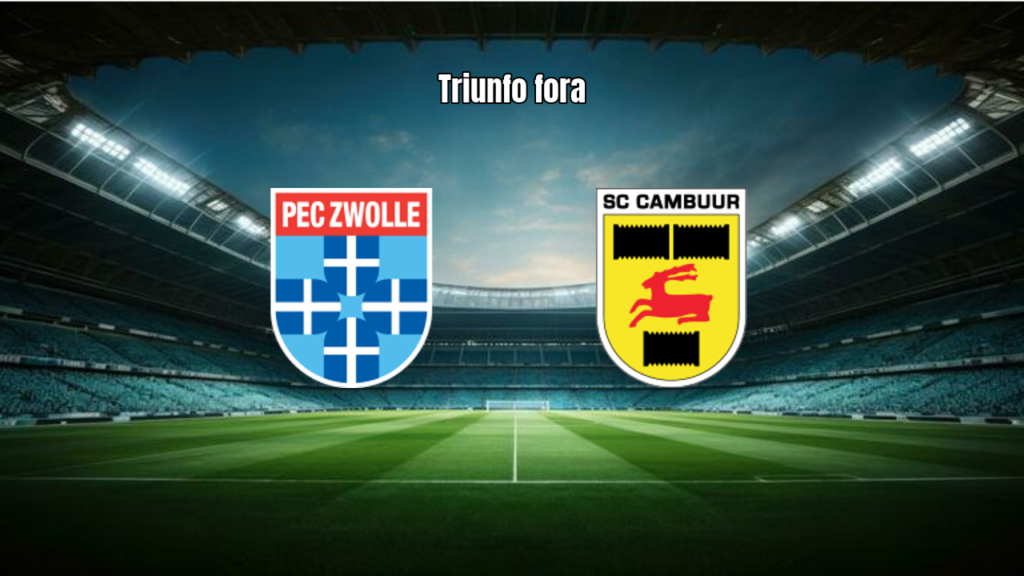 Cambuur vence o PEC Zwolle fora de casa pela Eredivisie