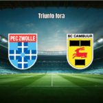 Cambuur vence o PEC Zwolle fora de casa pela Eredivisie