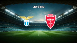 Lazio domina e vence Monza por 3 a 1 no Stadio Olimpico