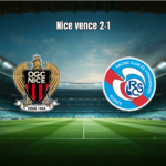 Nice vence Strasbourg por 2 a 1 na Ligue 1; veja resumo