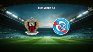 Nice vence Strasbourg por 2 a 1 na Ligue 1; veja resumo