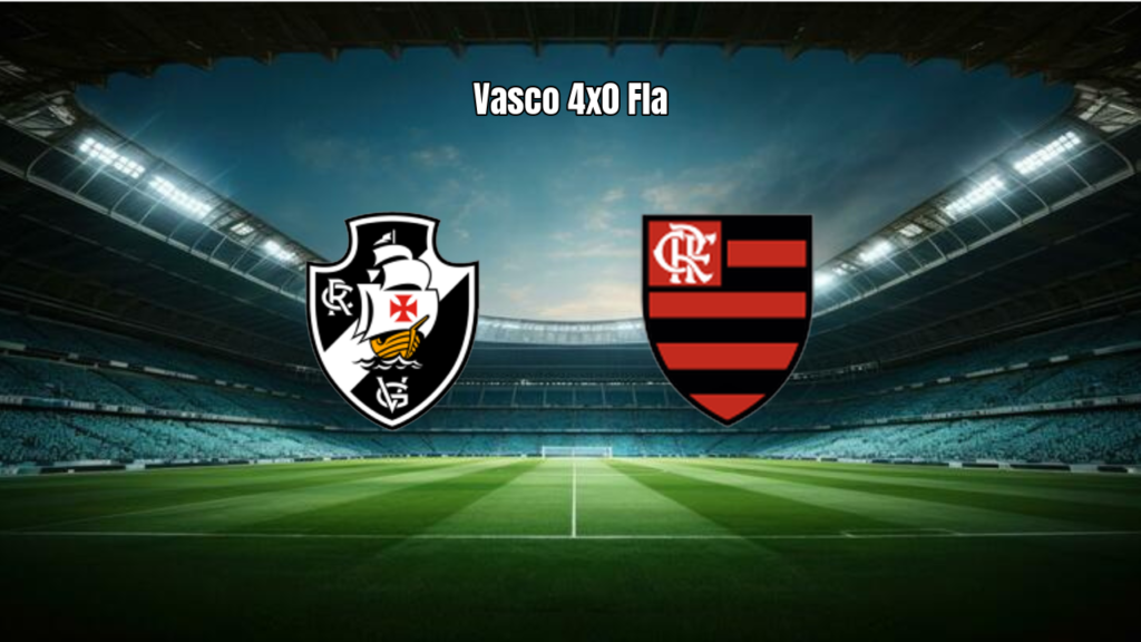 Vasco goleia o Flamengo por 4 a 0 pelo Carioca Sub-20