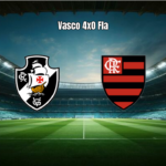 Vasco goleia o Flamengo por 4 a 0 pelo Carioca Sub-20