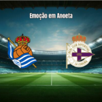Real Sociedad vence Deportivo La Coruna em jogo eletrizante