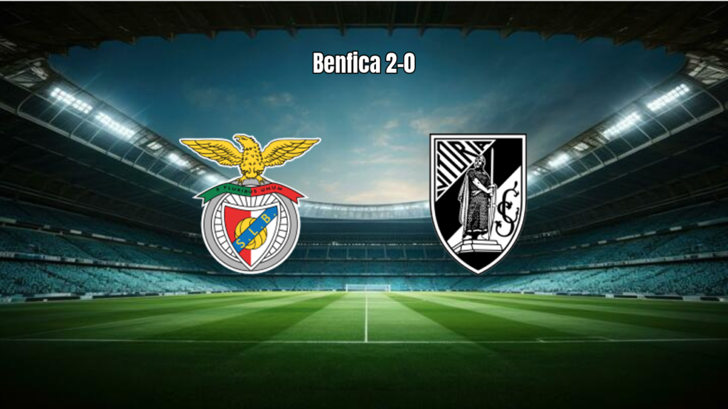 Benfica vence Vitória SC por 2 a 0 na Primeira Liga