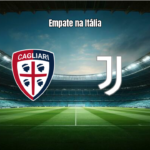 Cagliari e Juventus empatam em duelo agitado pela Serie A