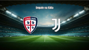 Cagliari e Juventus empatam em duelo agitado pela Serie A