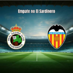 Racing Santander e Valencia empatam em jogo eletrizante