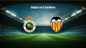 Racing Santander e Valencia empatam em jogo eletrizante
