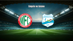 Morrinhos e Grêmio Anápolis empatam em duelo eletrizante