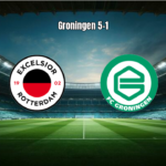 Groningen domina o Excelsior com goleada de 5 a 1 fora