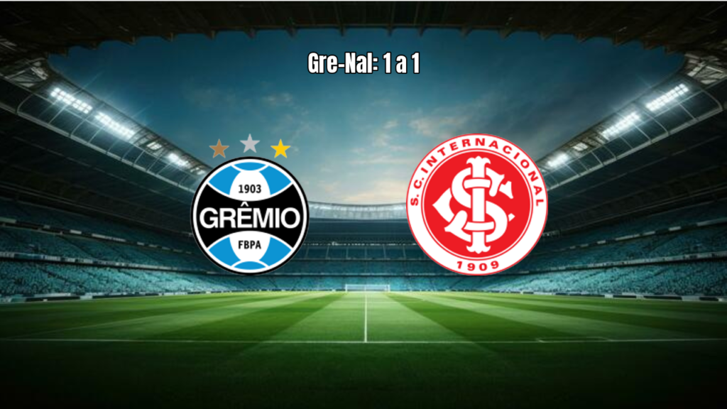 Grêmio e Internacional empatam no clássico Gre-Nal 443