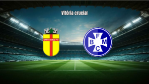 Santa Cruz-RJ vence Barra Mansa em jogo tenso pela B2
