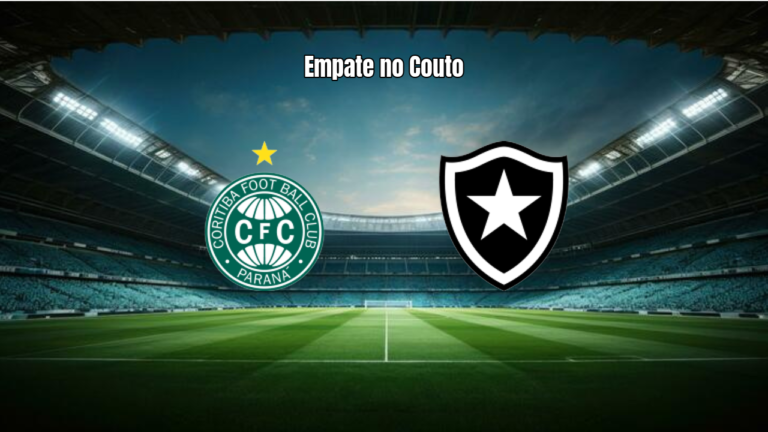 Coritiba e Botafogo empatam em duelo tenso pelo Brasileirão