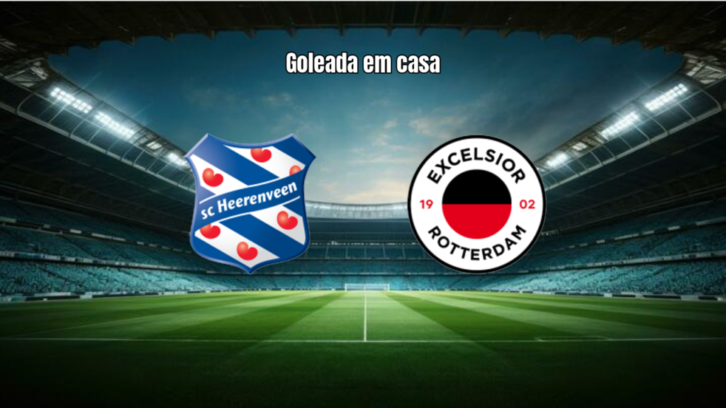 Heerenveen goleia o Excelsior por 4 a 0 na Eredivisie